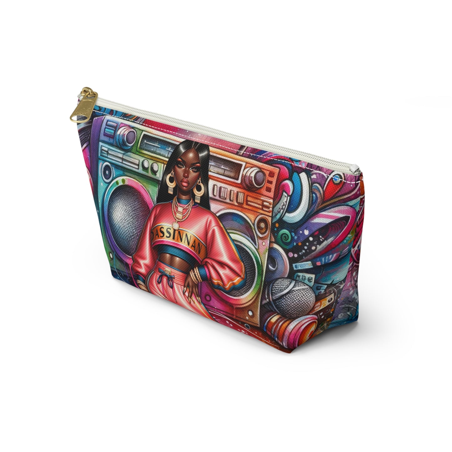 Graffiti Girl Pouch w T-bottom