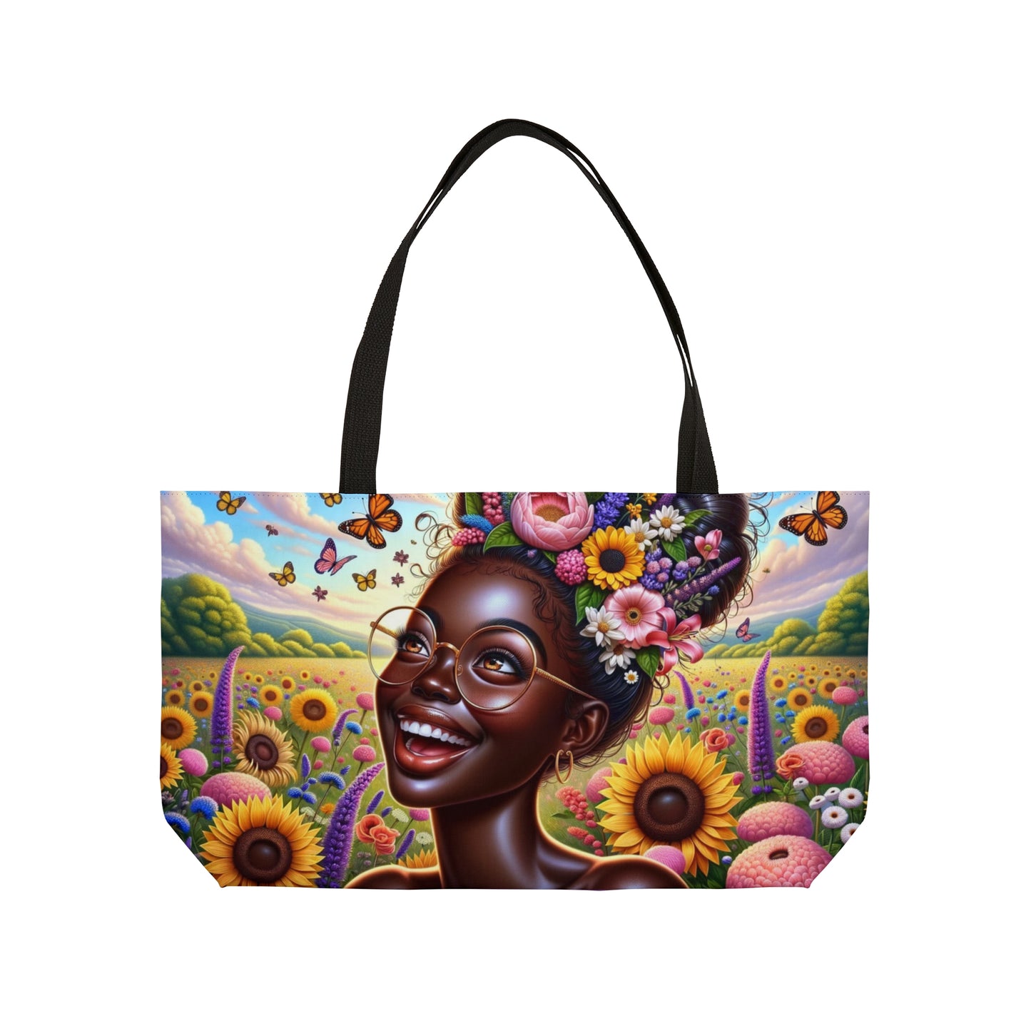 Sunflower Beauty Weekender Tote Bag