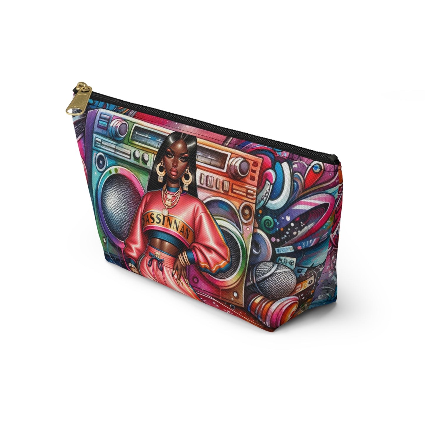 Graffiti Girl Pouch w T-bottom