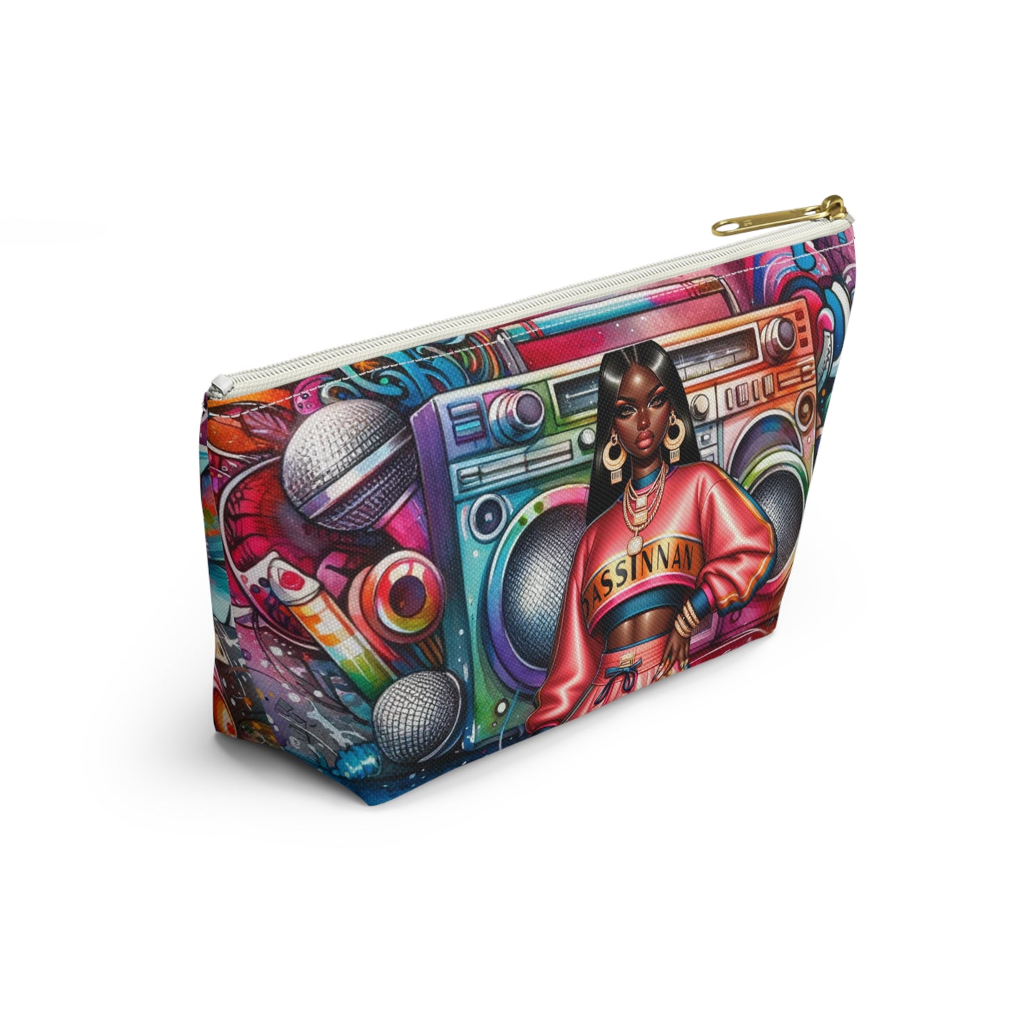 Graffiti Girl Pouch w T-bottom