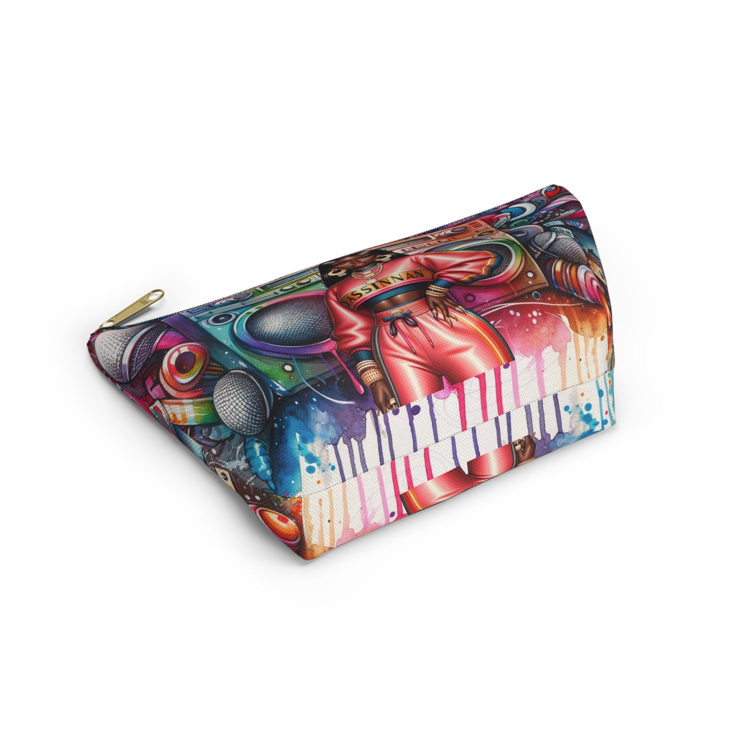 Graffiti Girl Pouch w T-bottom