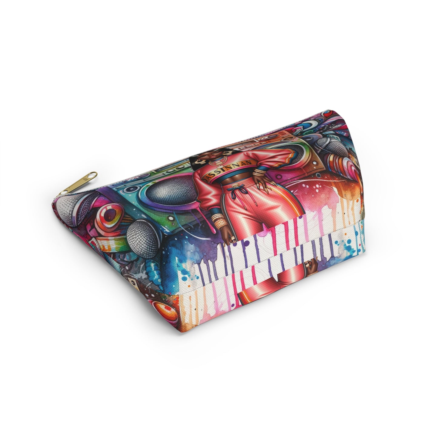 Graffiti Girl Pouch w T-bottom